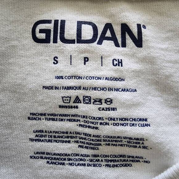 Gildan Women Tops, White "I Love Tiny Humans" Pediatric Nurse Tee T-Shirt, Sz S - Picture 2 of 9